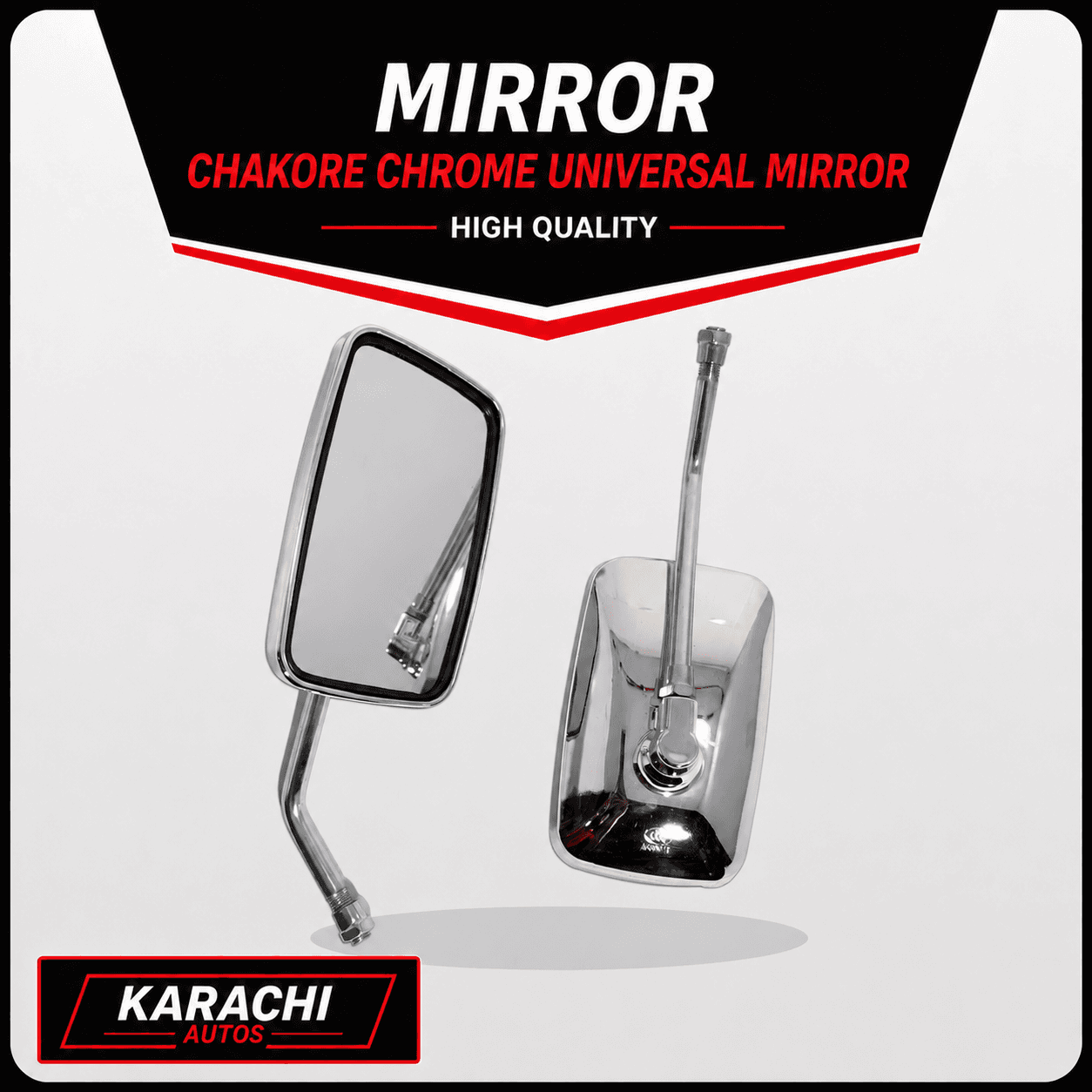 Chakore Chrome Universal Mirror
