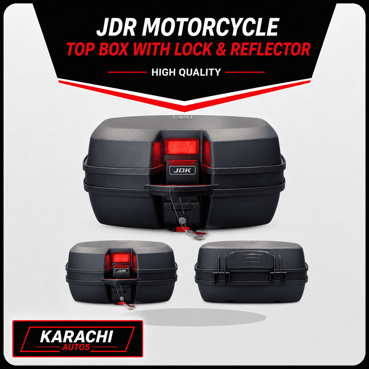 JDR Motorcycle Top Box – 32L