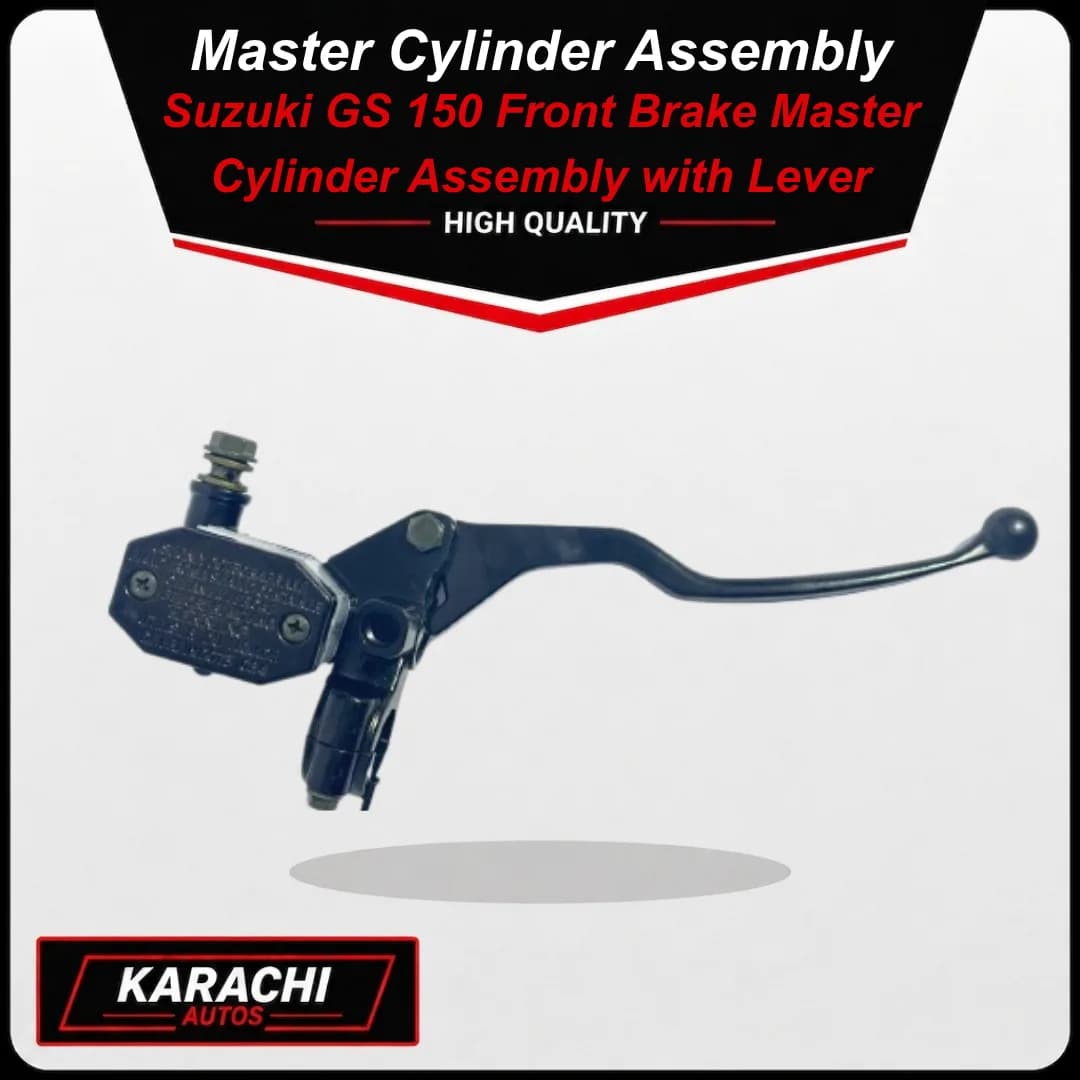 Suzuki GS 150 Front Brake Master Cylinder Assembly with Lever